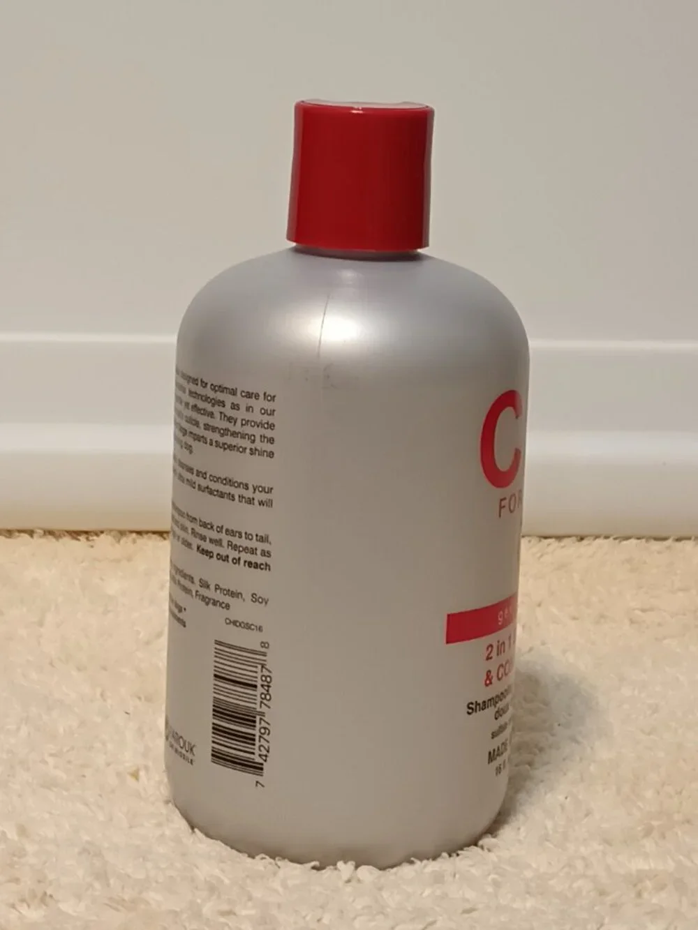 BRAND NEW & UNUSED ~CHI Gentle 2 in 1 Dog Shampoo & Conditioner, 16-fl oz bottle